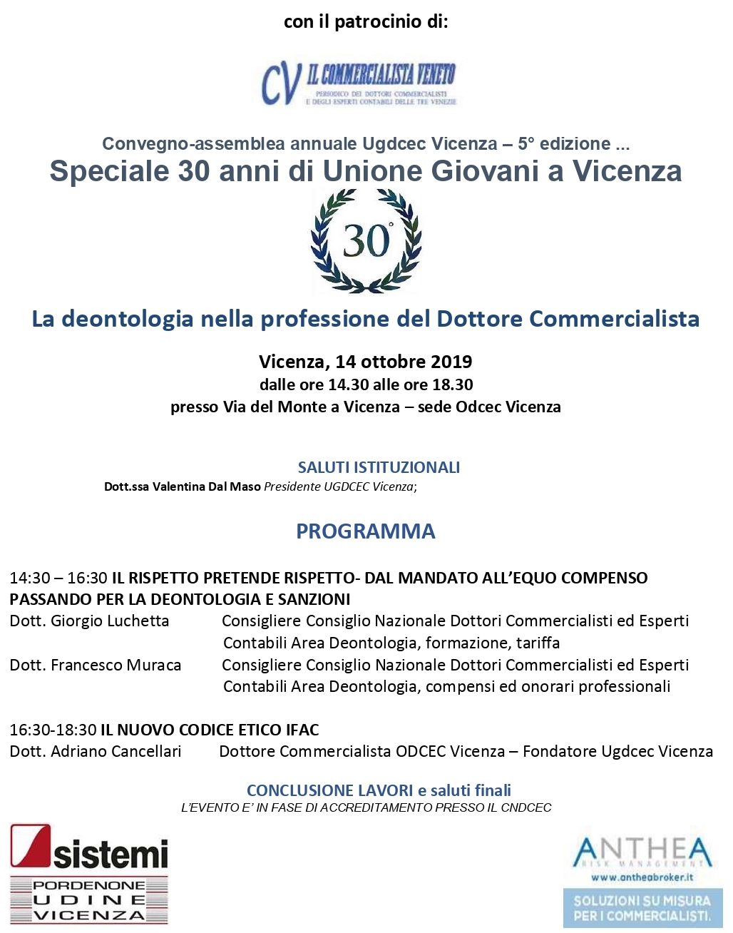 EVENTO 14 OTTOBRE